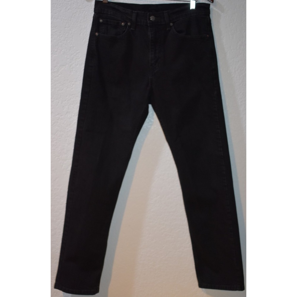 Levi's 505 Men's 32x32‎ Black Jeans stretch Denim 5-Pocket 31.5 Inseam Classic